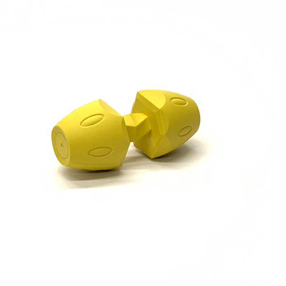 Egg Shell Squeaker Yellow Dog Toy bnwot